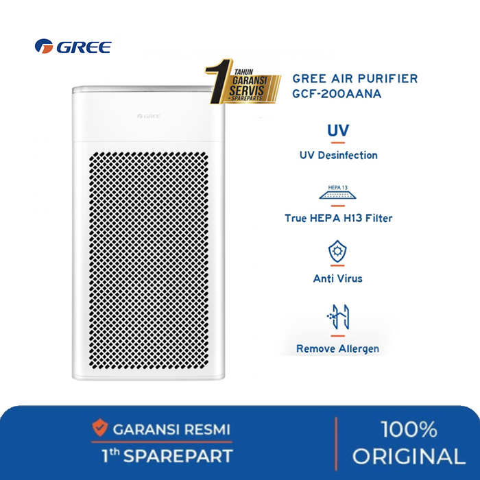 Gree Air Purifier Virus Killer 35-50 m2 - GCF200AANA | GCF-200AANA